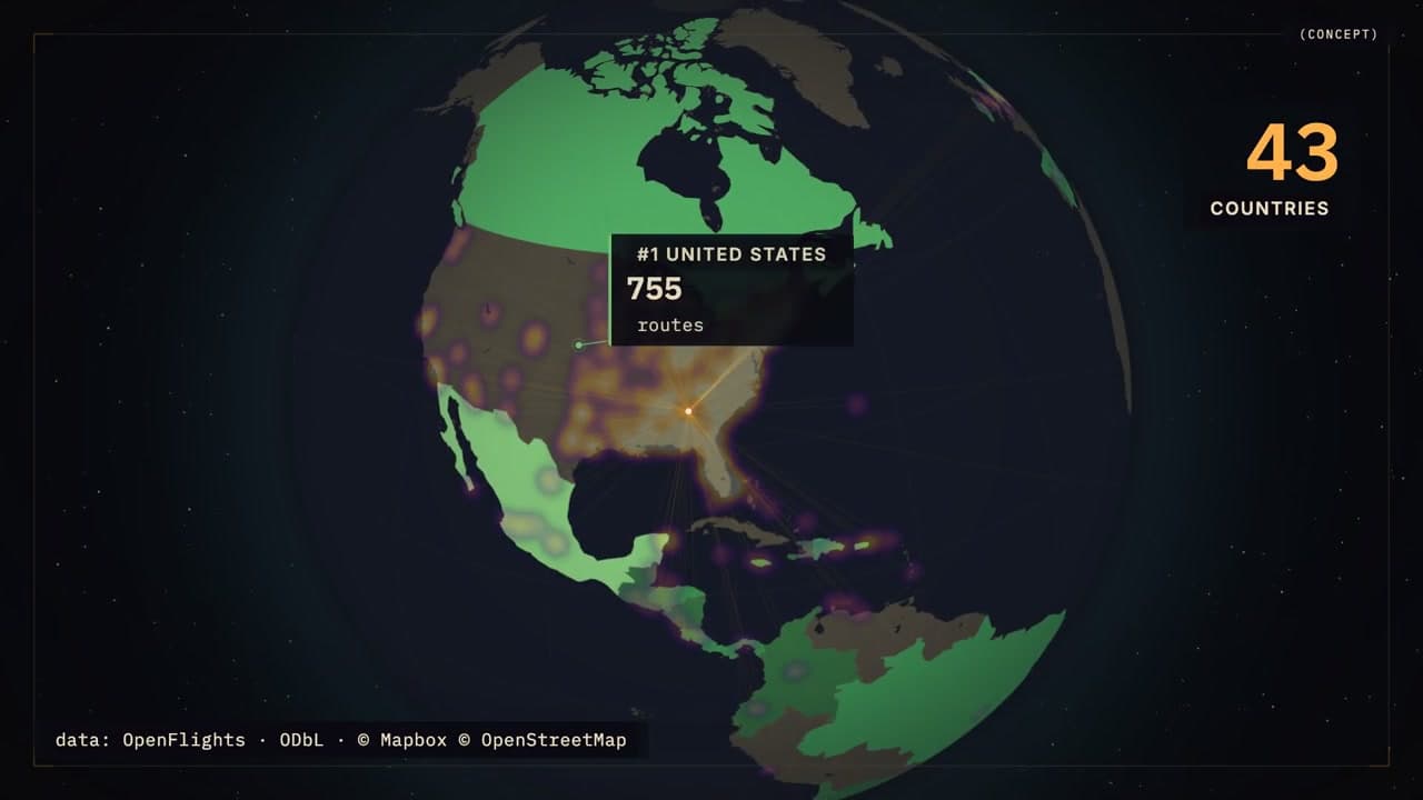 The World Stays Up Late (Concept) — Geospatial narrated network-story — in-video Mapbox mastery, spoken throughout